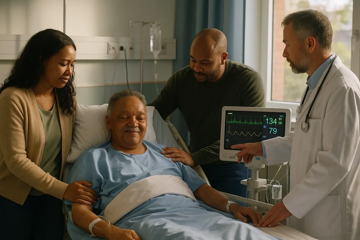 Jesse Jackson Released From ICU Care After Blood Pressure Treatment