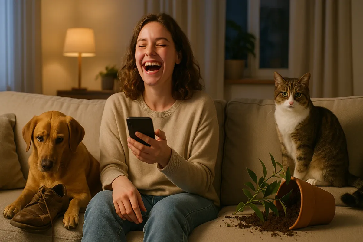 How Viral Pet Shaming Posts Are Secretly Healing Our Stressy Brains