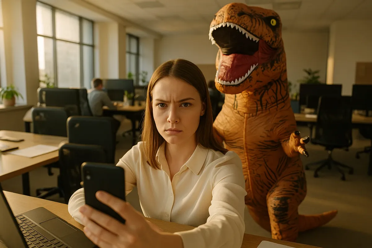 How Viral Photobombs Remind Us To Lighten Up (And How To Do It Daily)